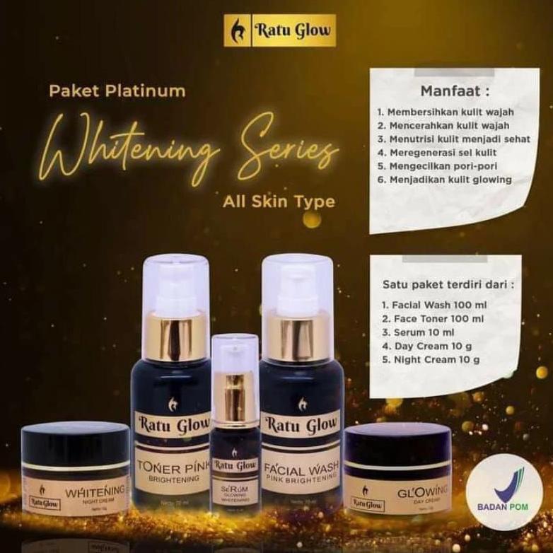Bestseller- ratu glow skincare/ratu glow  PLATINUM/ platinum/ratu glow skincare/skincare ratu glow p