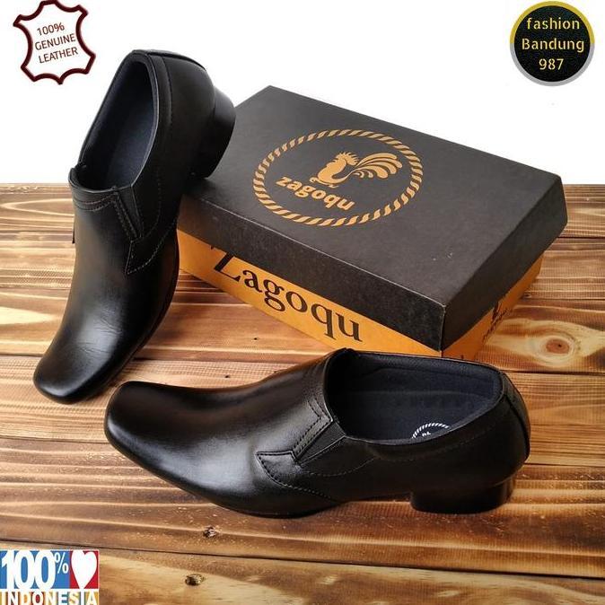 PREMIUM / Sepatu pantofel pria model lancip sepatu formal kulit asli terbaru
