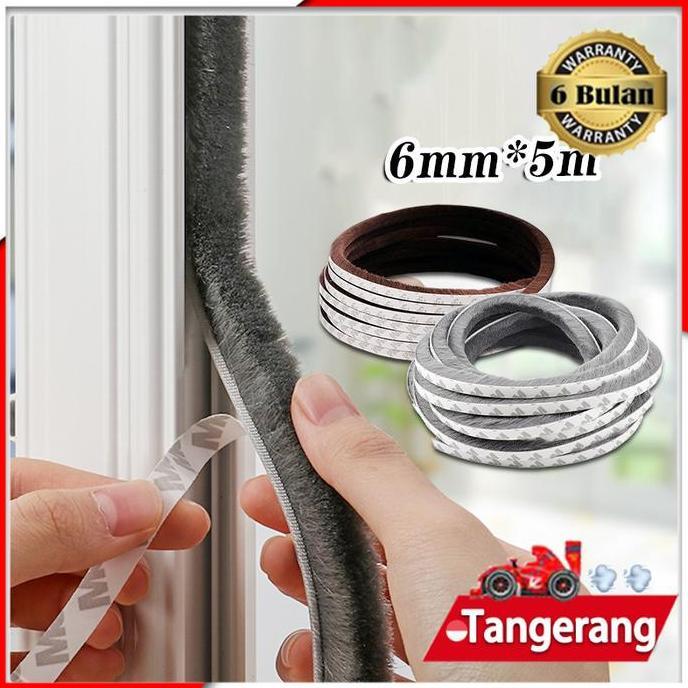 ROPA Bulu Penutup Celah Pintu Penutup Celah Lubang Bawah Pintu Mohair Moher