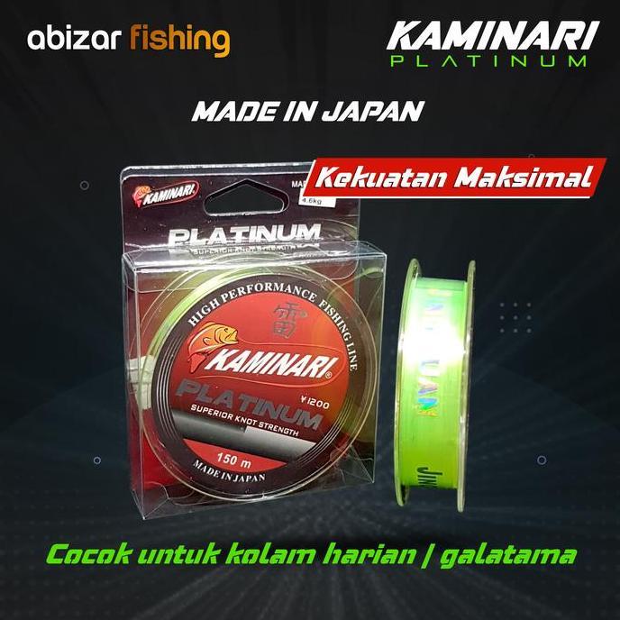 SAND Senar Pancing Kaminari Platinum Made in Japan 150m | Anti Keriting & Tahan Gesekan