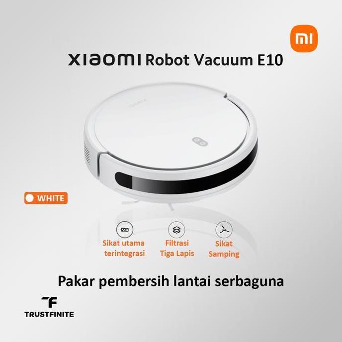 Xiaomi Robot Vacuum E10 Daya Hisap 4000Pa Sapu dan Pel