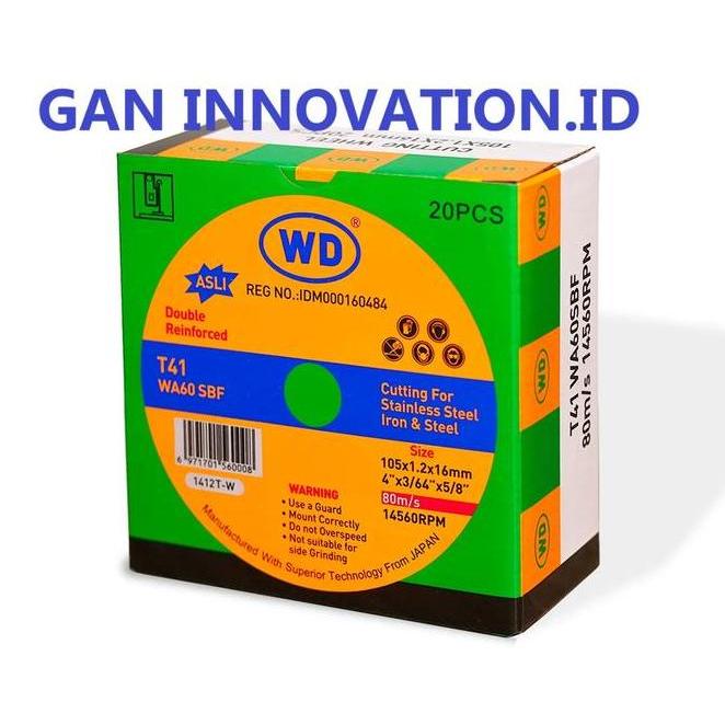 Bundle Batu Gurinda Potong Wd 4 Mata Gerinda Potong Wd 4 Inchi Cutting Wheel Wd 4 Inch Wd Potong 4