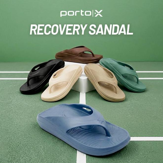 Porto X Sandals Jasper Flip Flops Sendal Recovery Jepit Recovery Pemulihan Adaptifoam
