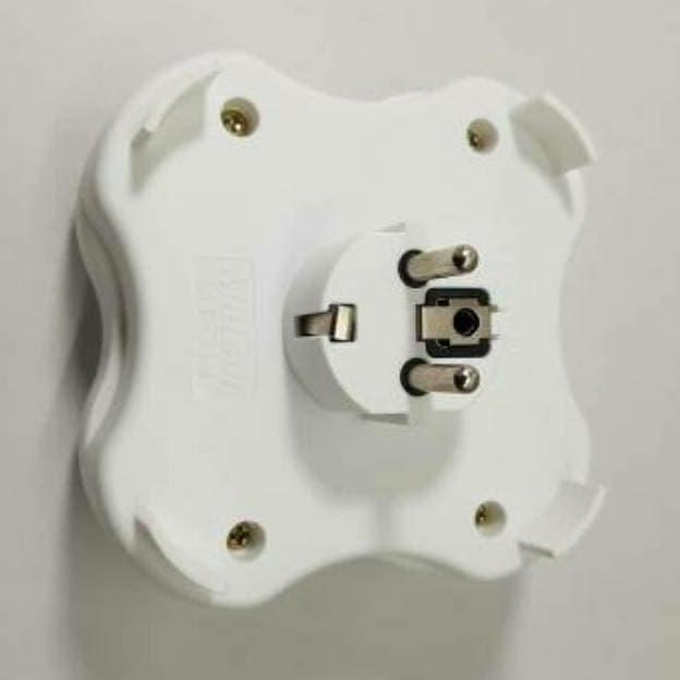 Denco- T Multi Colokan Listrik Lubang 4 Switch Matsui Mt-314