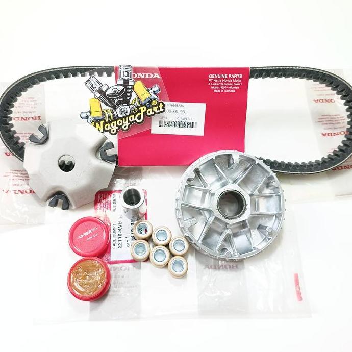 PROMO VANBELT BEAT FI + RUMAH ROLLER KOMPLIT KZL SCOOPY FI - SPACY INJEKSI - VARIO 110 NON LED ( STA