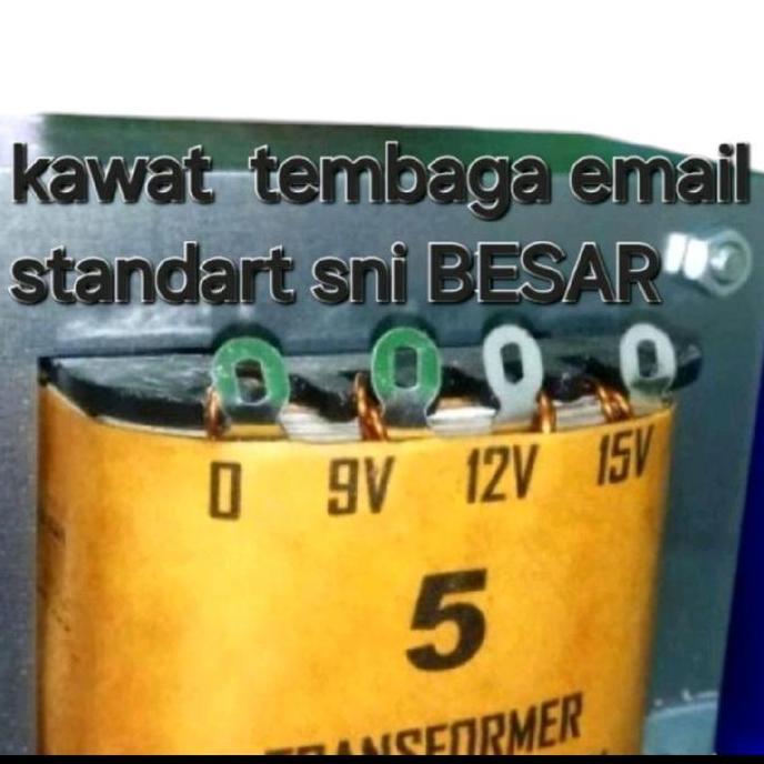 Denco- Nol 5 B Travo Trafo 5A 5 A Ampere Besar Murni Kurae Nol
