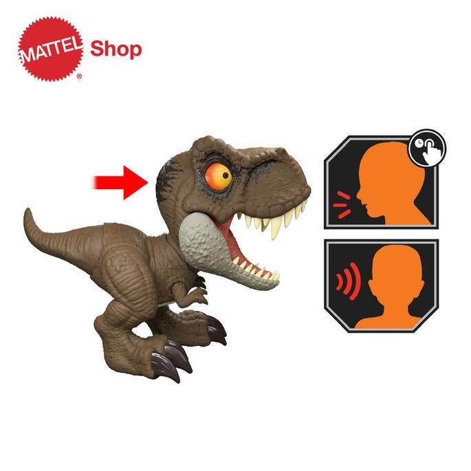 Jurassic World T-Rex Roar Command Talking Dinosaur Tyrannosaurus Rex - Mainan Action Figure Terlaris
