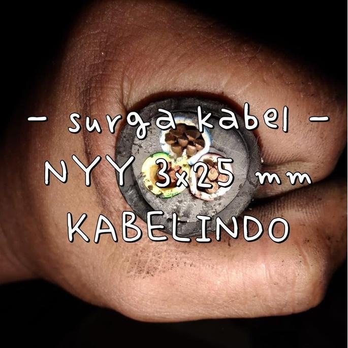 Promo NYY 3x25 mm KABELINDO / NYY 3 x 25 mm LINDO / KABEL TUFUR 3 x 25 mm LD Diskon