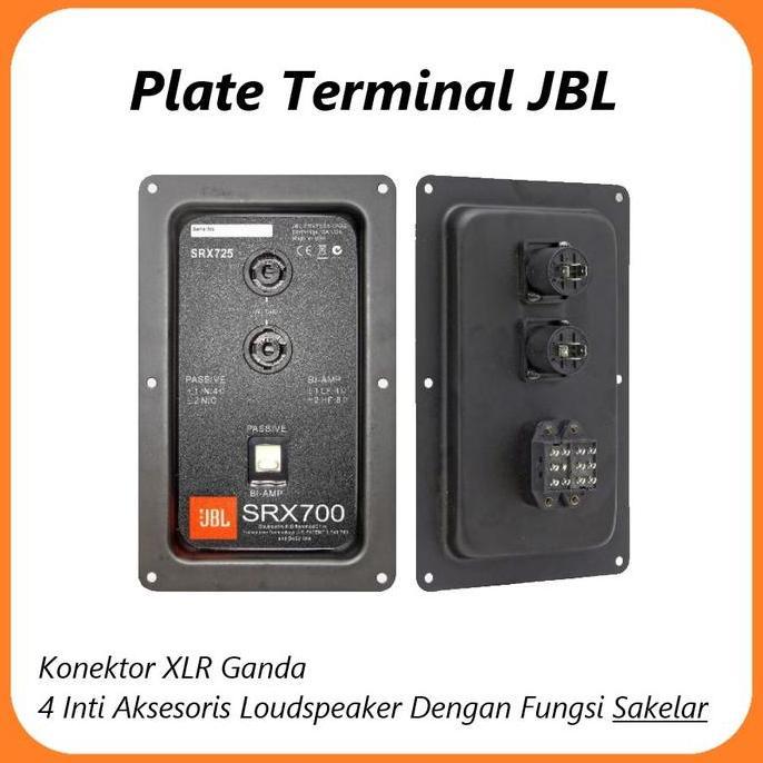Pelat Tatakan Terminal Speakon Speaker - Plate Terminal Spikon Jbl