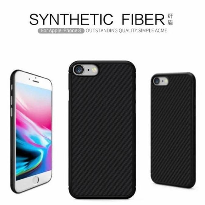 IphoneCASE IPHONE SE 2020 SE2 2022 SLIM FIT CASE CARBON FIBER ANTI PANAS Aksesoris Handphone