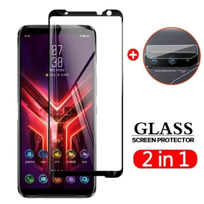 ASUS ROG PHONE 3 ROG 3 TEMPERED GLASS FULL FREE PELINDUNG CAMERA Aksesoris Handphone