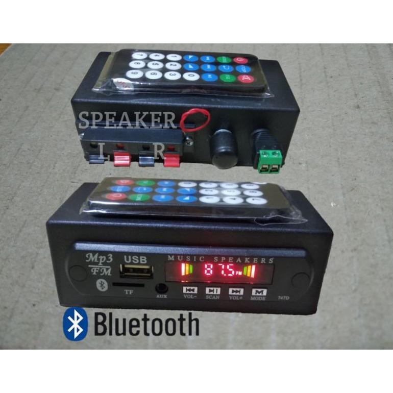ampli mini 12v mp3 bluetooth USB FM amplifier rakitan 12 volt stereo pam8610