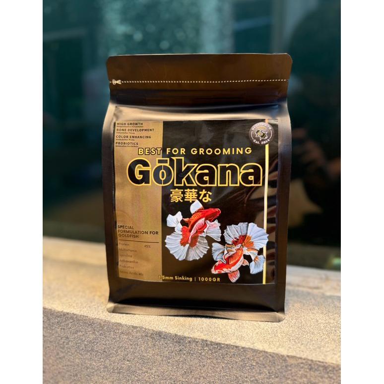 GOKANA Goldfish Food Pakan/Pelet Ikan Maskoki Premium GOKANA GROWTH & COLOR