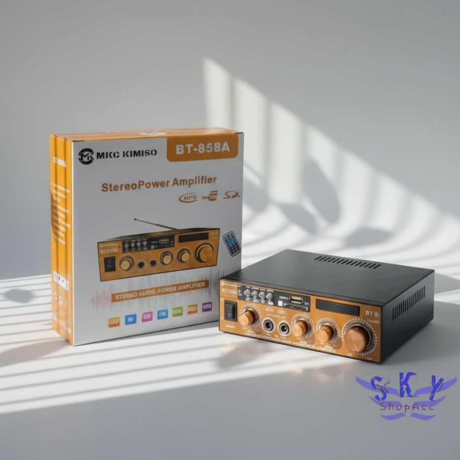 Stereo Audio Power Amplifier BT-858A
