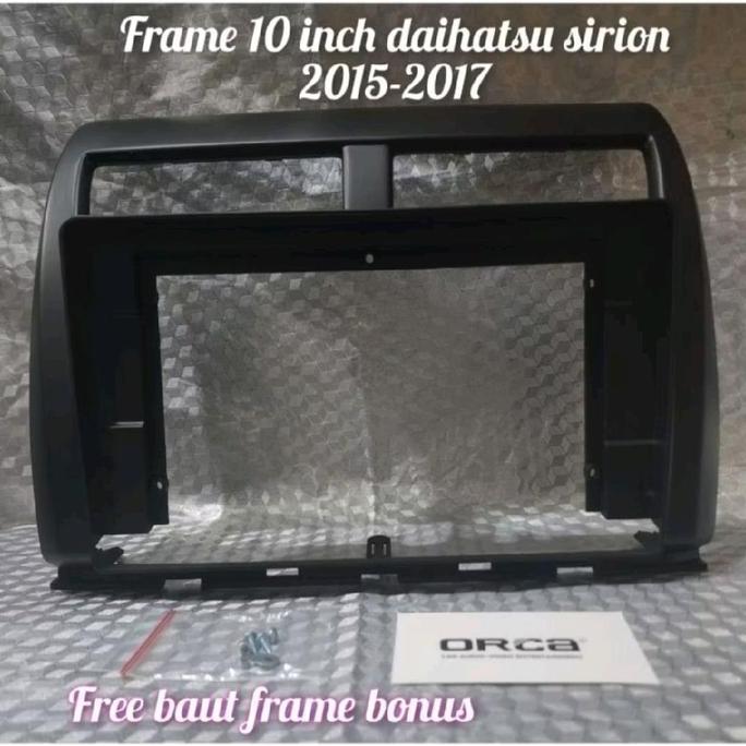 Frame Head Unit Android 10 Inch Mobil Sirion 2015-2017 Ready