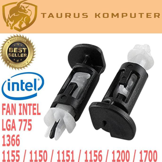 DB227 - Kaki Pin Fan Intel LGA 775 1366 1200 1700 1151 1155 1150 1156 Socket Soket Processor Proseso