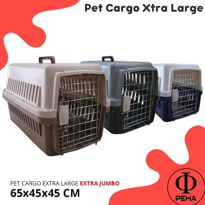 +++++] Pet Cargo XL EXTRA SPACE 65 X 45 X 45 PetCargo Kucing/Kelinci Pet cargo Anjing
