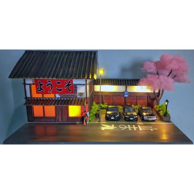 Diorama 1/64 Tradisional Rumah Jepang for JDM Hotwheels Inno64 Minigt