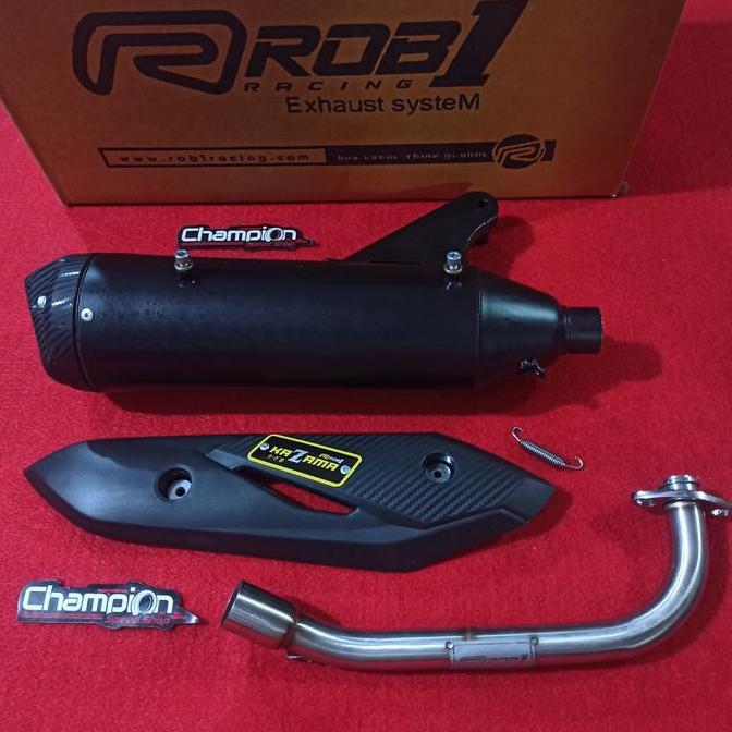 Knalpot Standar Racing ROB1 Kazama Mio M3 Mio Z Gear 125 Xeon GT 125