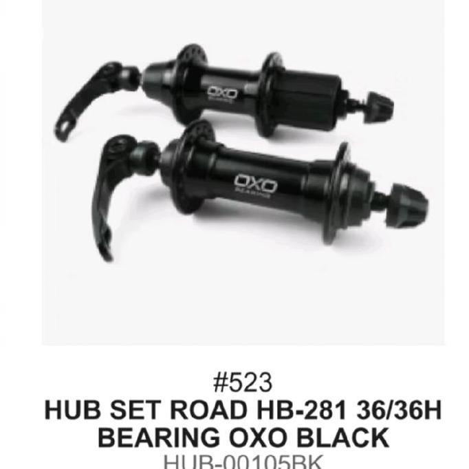 HUB FREEHUB BEARING 36 HOLE V BRAKE CASETTE OXO HB281 HUB OXO BEARING 36 HOLE V BRAKE READY