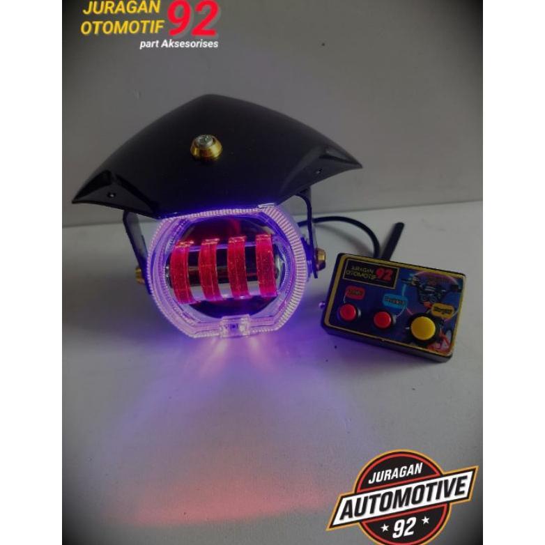 HANNABIMART LAMPU PROJI BILED SEPEDA / AKSESORIS SEPEDA LAMPU BILED MURAH