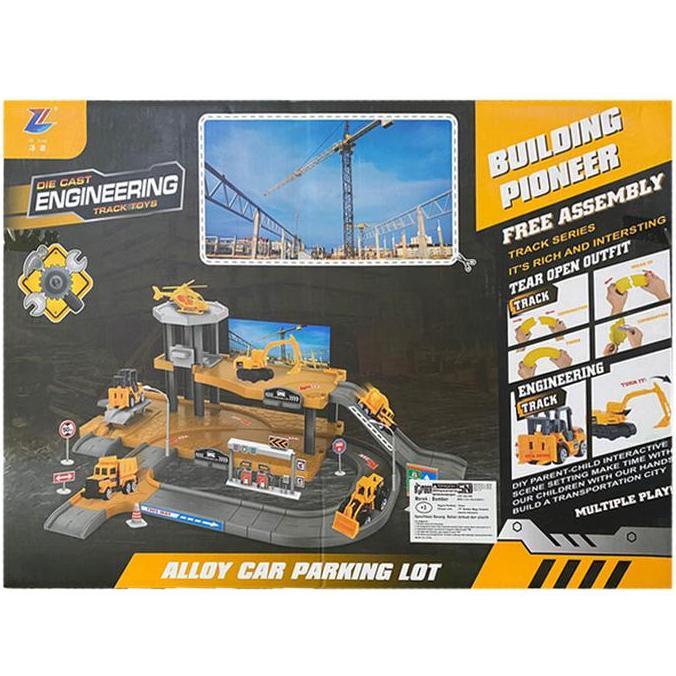 Diecast Engineering Track Toys - Building Pioneer