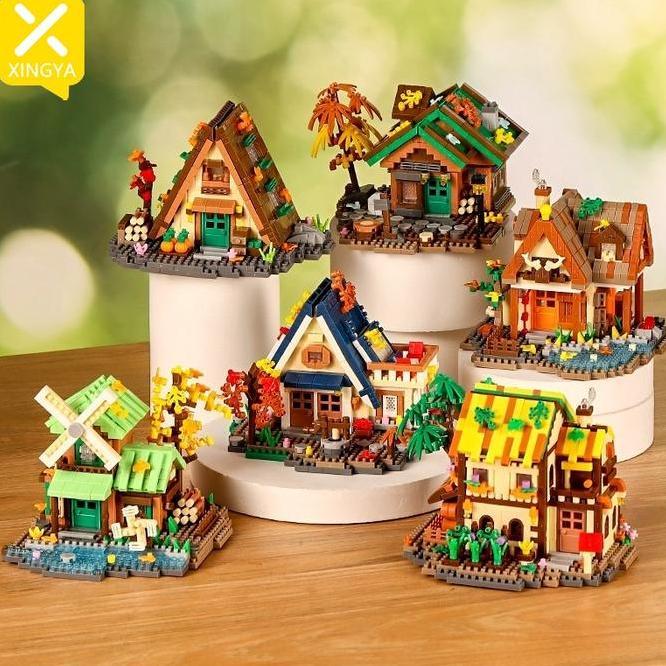 Xingya Mall Mainan S Rumah Pohon Blok Rumahan Pohon Rumah Tree House S 1 Box Anak Permainan Hadiah