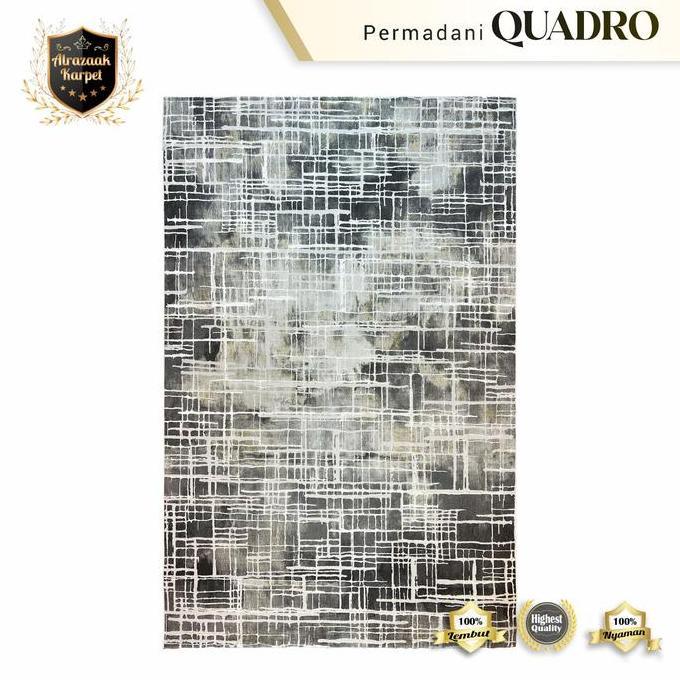Karpet Permadani Turki Quadro Vintage Abstrak 200x300