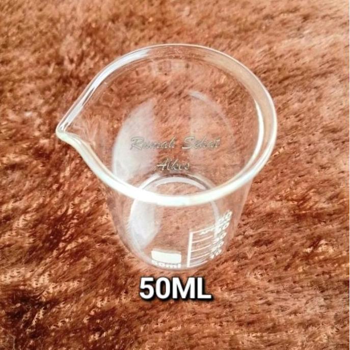 Pilihan - Gelas Ukur Laboratorium Kaca / Gelas Ukur Kaca / Beaker Glass Laboratorium