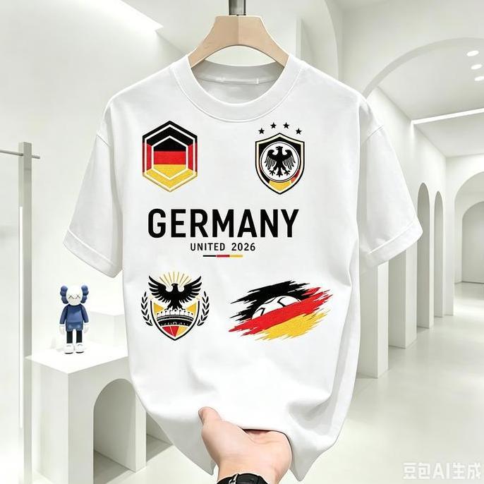 (COD)Kaos Timnas Jerman Piala Dunia  Timnas Jerman Baju Sepak Bola Pria Wanita#C10AX