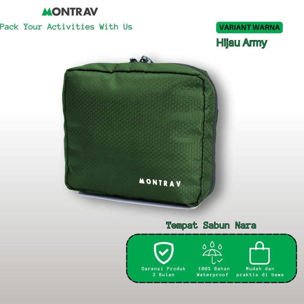 Montrav - Tas Tempat Sabun - Tas Alat Mandi Traveling - Nara