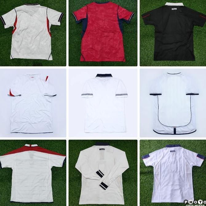 RETRO INGGRIS HOME AWAY JERSEY BAJU BOLA PIALA DUNIA EROPA 2022 2024 2026 GRADE ORI JUMBO XXL 2XL XX