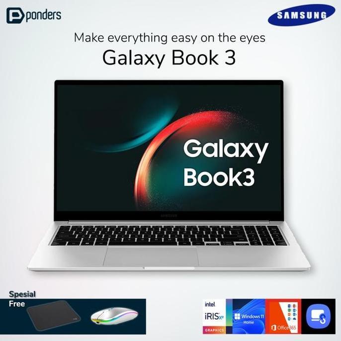 Laptop Samsung Galaxy Book 3 / 15.6" FHD Intel Core i7-1355U / Windows 11