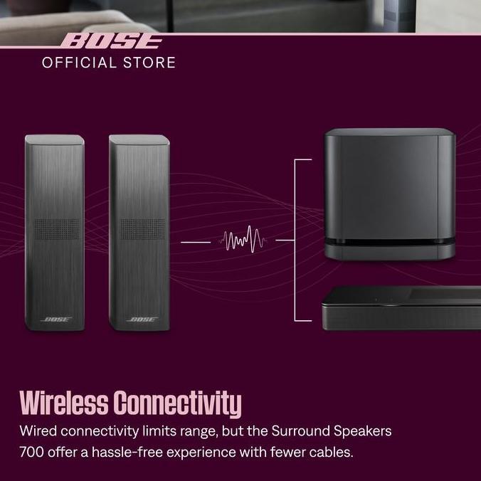 Bose Surround Speakers 700 Wireless Satellite Soundbar Speaker