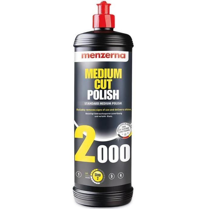 MENZERNA 2000 MEDIUM CUT POLISH 1 LITER, KOMPON COMPOUND POLES MOBIL PROMO