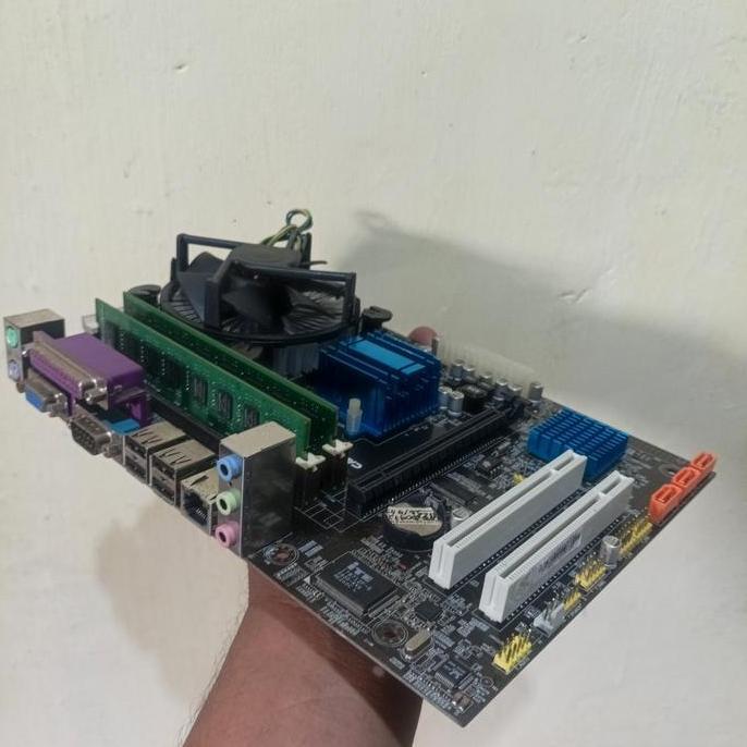 PROMO Paket Mobo Mainboard G41 DDR3 + Core 2 Duo + Fan