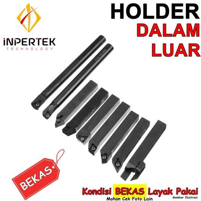 GABRIESEN Holder Bubut Bekas External Internal Insert Pahat Turning Tool Second