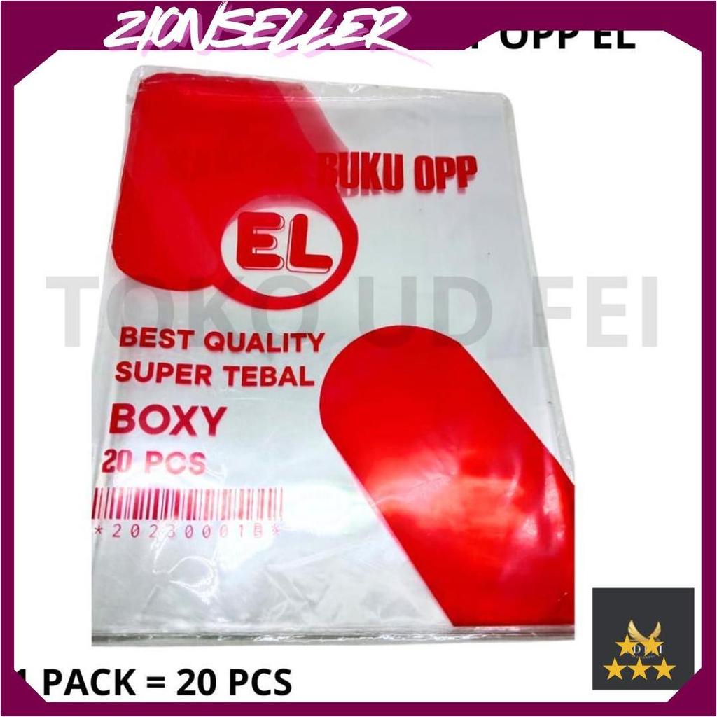 (1 PACK=20 LEMBAR) SAMPUL BOXY/ SAMPUL PLASTIK BOXY/ SAMPUL BOXY EL/ SAMPUL BUKU BOXY/ SAMPUL BUKU C