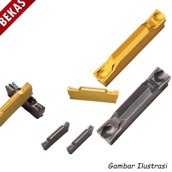 RANMEU Insert Potong 3Mm Insert CUT 3 Pisau Potong Bubut Potong 3mm