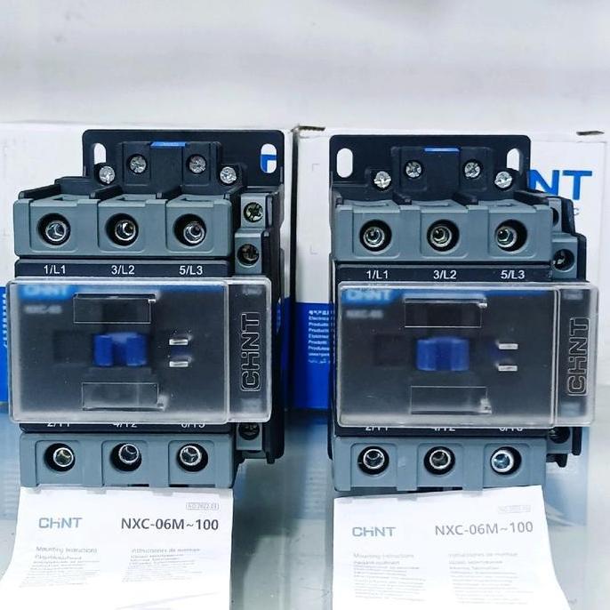 TERMURAH - KONTAKTOR CHINT NXC-65/CJX2-6511 220V - 400V 50Hz 80A-30KW