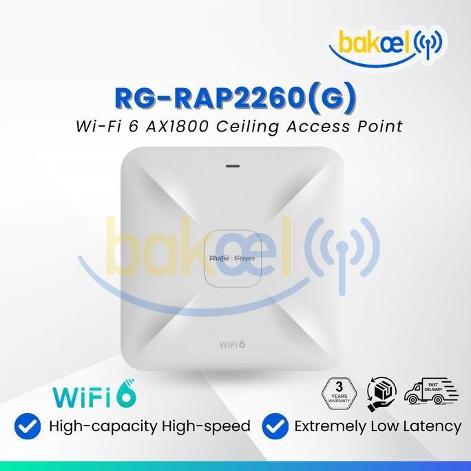 RUIJIE RG-RAP2260(G) Reyee WiFi 6 AX1800 PoE Ceiling Access Point RAP2260G RAP2260 G