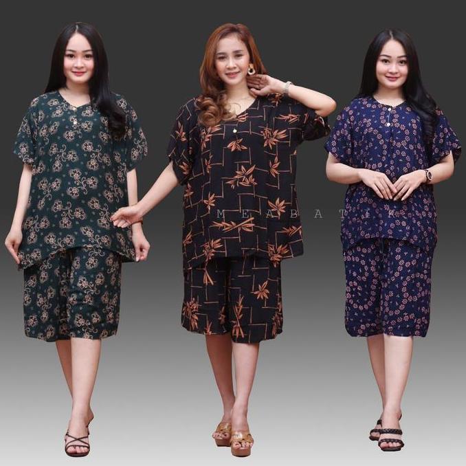 PREMIUM / setelan kulot jumbo/daster jumbo/baju tidur/baju santai/batik