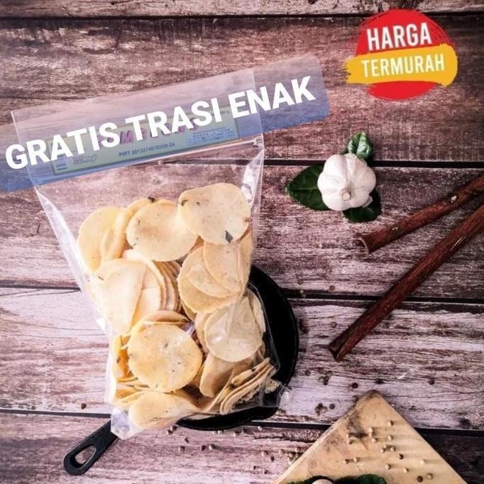 Best Seller KRIPIK GEMBLONG KETEMPLING 300gram ENAK GRATIS terasi khas cirebon Berkualitas 100% orig