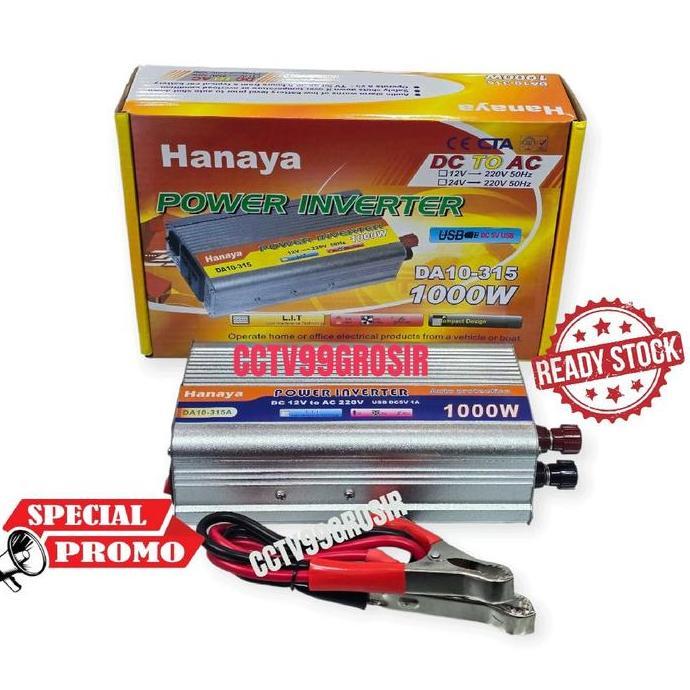 Power Inverter Hanaya 1000 Watt / Inverter Hanaya 1000 watt Diskon