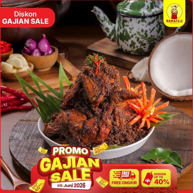 MAMA FUJI - RENDANG AYAM / ENAK/ NIKMAT