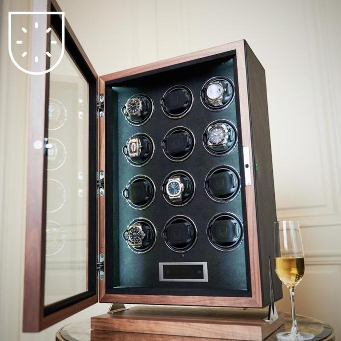 BILLSTONE Maja 12 Watch Winder | Pemutar Jam Tangan