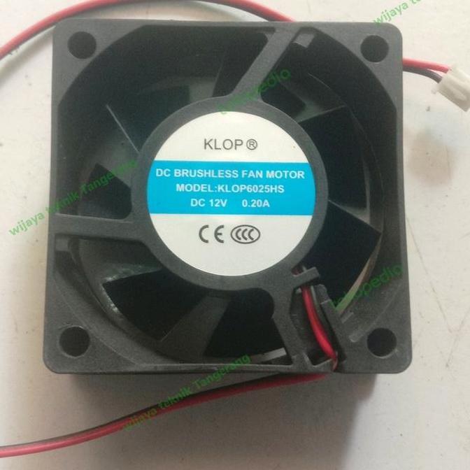 Fan Dc 12V 6Cm X 6Cm Terbaru