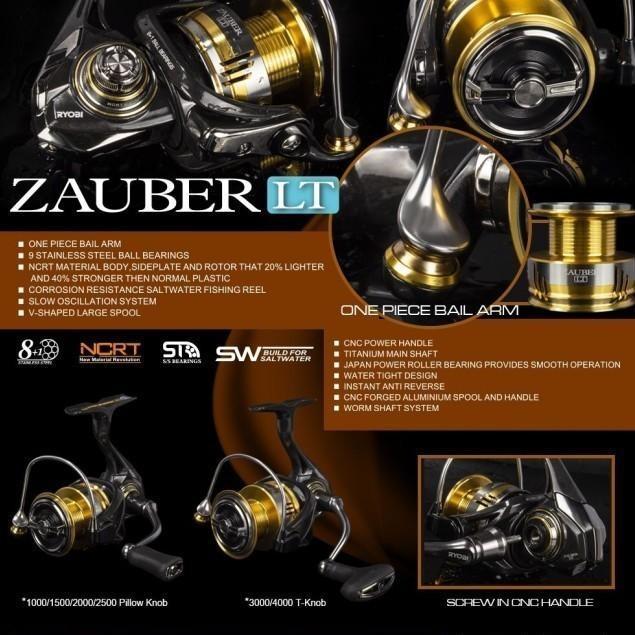 REEL RYOBI ZAUBER SW ZAUBER LT 3000 & 4000 - ZAUBER LT, 3000HP