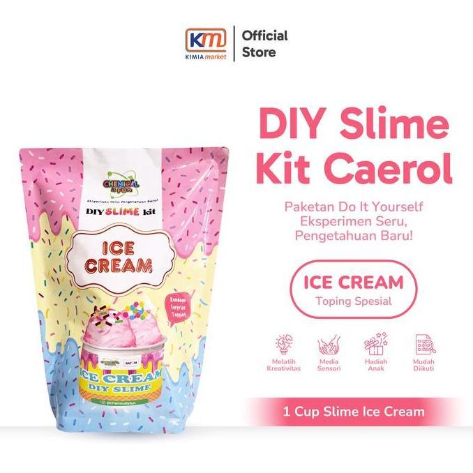 JM PAKET DIY SLIME ES KRIM CAEROL - DIY Anak Anak
