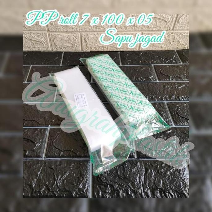 :<:<:<:<] PP roll Uk 5 , 6 , 9 cm ketebalan 05 micron / PP Roll Tebal 05